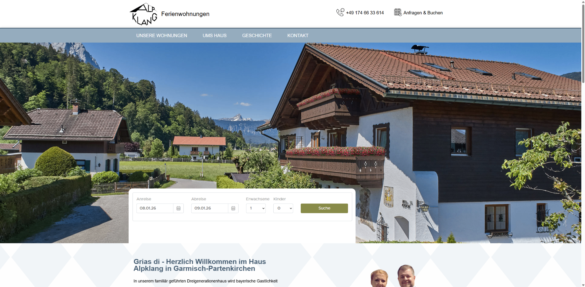 Ferienwohnungen Alpklang